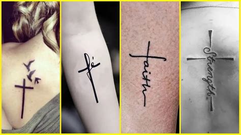 Simple Cute Cross Tattoo Design Ideas For Girls 2025 Lovely Cross Tattoos For Ladies 2025