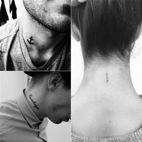 Simple Neck Tattoo Ideas Bronctattooaus Com