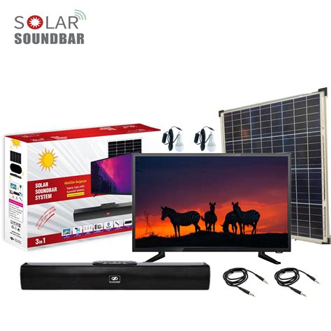 Sistem Tv Pcv Solar Sound Bar Dengan Kualitas Suara Hifi Mendukung Bluetooth Kartu Tf Radio Fm Usb Aux Konsumsi Energi Rendah Solar Tv Hanya Menghabiskan 12 W Per Jam Cina Solar Tata