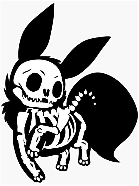 Skeleton Eevee Pin For Sale By Littlesorcerers Redbubble Skeleton Eevee Pin For Sale By Littlesorcerers Redbubble