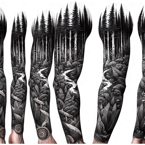 Sleeve Tattoo Forest Designs