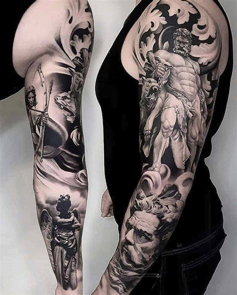 Sleeve Tattoo Ideas Greek Mythology At Carole Spears Blog