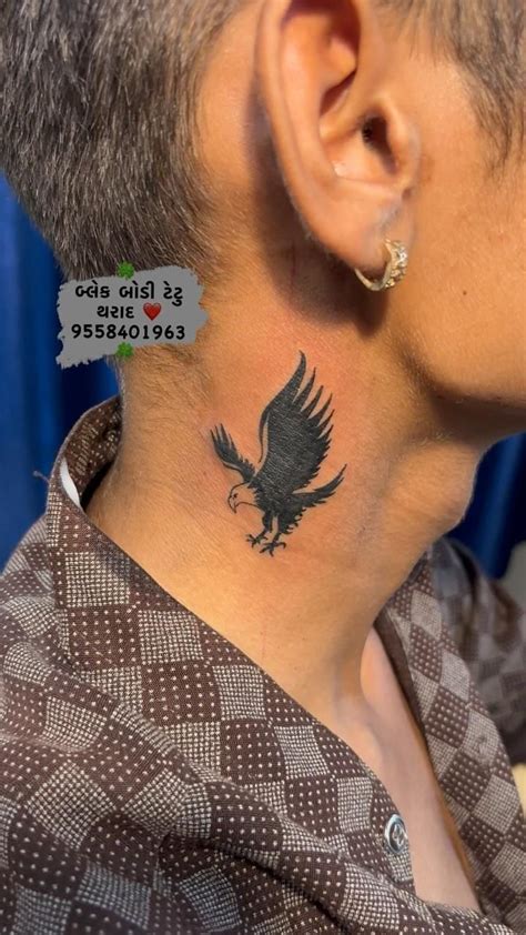 Small Tattoo On Nack 9558401963 Nacktattoo Eagletattoo Smalltattoo Blackbodytattoo Tharad Banaskantha Tattooartwork Tattooforhand Tattoos Tattooink Tattooing Ink Inked Tattooinsanchor Tattoointharad Tharad Thirpur Besttattoo