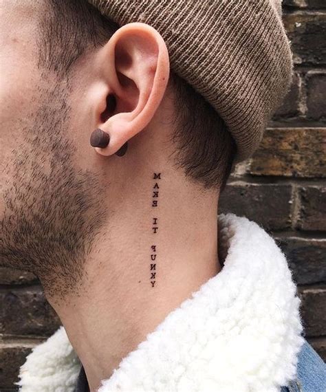 Small Tattoos For The Neck Tattoo Style Trends