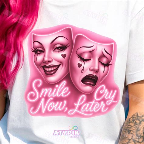 Smile Now Cry Later Tattoo Hand Printable