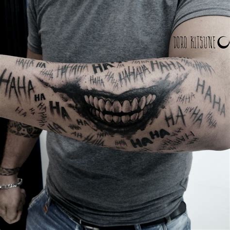 5 Joker Smile Tattoos