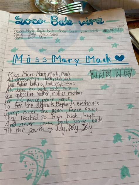 Soco Bate Vira And Miss Mary Mack Lyrics