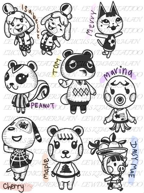 Some Animal Crossing Tattoo Designs I Made R Animalcrossing Some Animal Crossing Tattoo Designs I Made R Animalcrossing