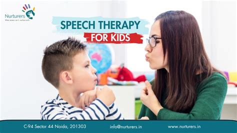 Speech Therapy For Kids Nurturers