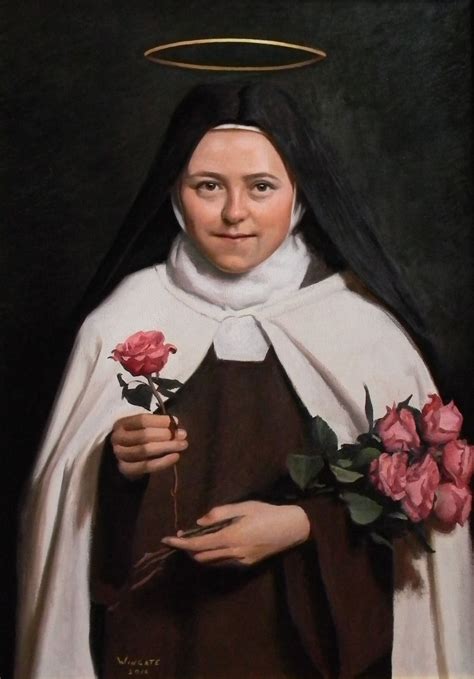 St Therese Of Child Jesus Trinity Canvas St Therese Of Child Jesus Trinity Canvas
