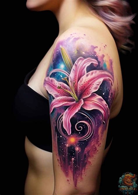 Stargazer Lily Tattoo A Tattoo Of Elegance And Sophistication 42 Designs Inktat2 Com