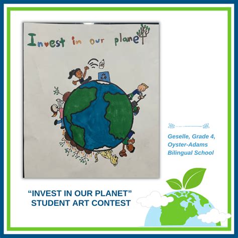 Student Poster Designs Capture Ways To Invest In Our Planet Dcps Strong