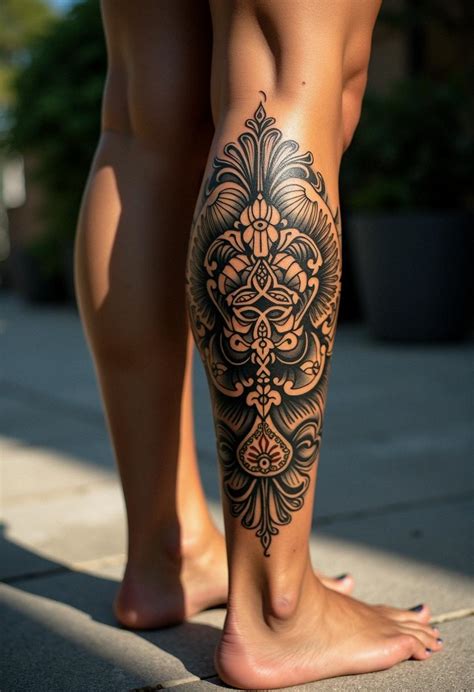 Stunning Leg Calf Tattoo Ideas