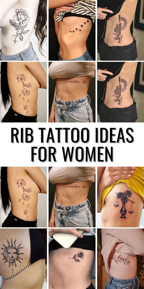 Stunning Rib Tattoo Ideas For Women Small Unique And Meaningful Art Designs For The Side