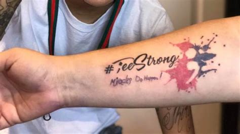 Suicide Survivor Tattoos Mother With Message Of Hope Suicide Survivor Tattoos Mother With Message Of Hope