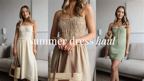 Summer Dress Haul W Elly Clutch