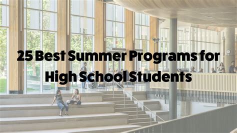 5 Summer Programs