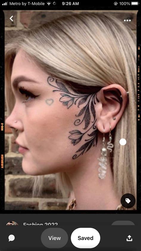 Super Cute And Simple Face And Ear Adornment For Tilda Always Love Making Tiny Tattoos As Well As Larger Pieces Made Somethingoriginaltattoo Tattoo Sydneytattoo Sydneytattooer Sydneytattooartist Facetattoo