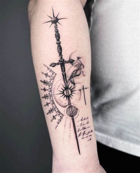 Sword Tattoos 2025 Meanings Designs Placement Ideas