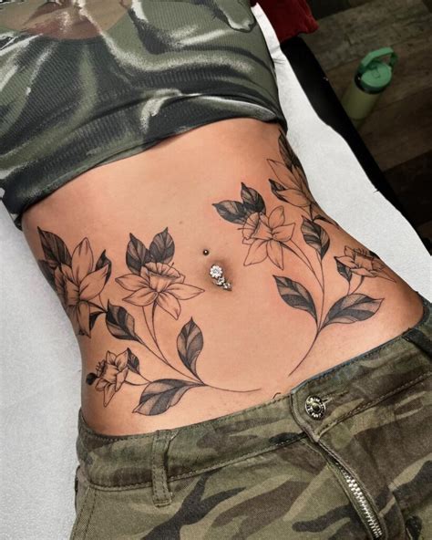 Symmetrical Stomach Tattoos Calaverastattoos Com