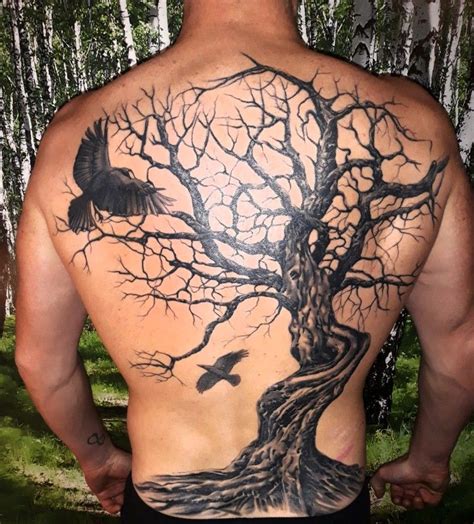 Tatootree Back Tattoos For Guys Oak Tree Tattoo Tree Tattoo Designs