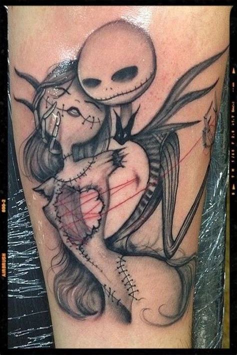 Tattoo Design Tattoo Jack Skellington Und Sally Jack And Sally By Primitive Art On Deviantart