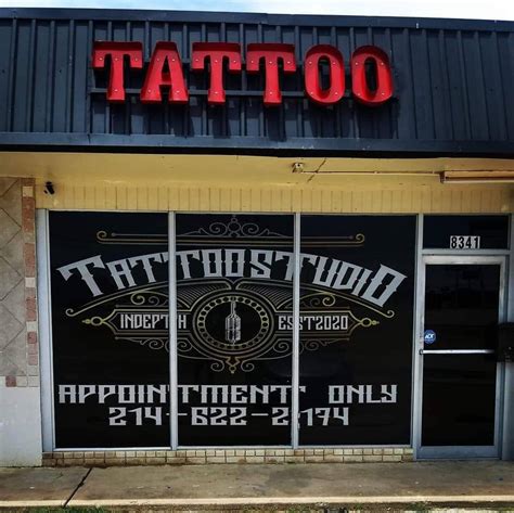 Tattoo Piercing Shop In Fort Worth Tx In Depth Tattoo Studio