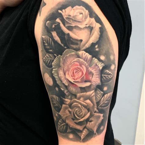 Tattoos Black And Gray With Some Color