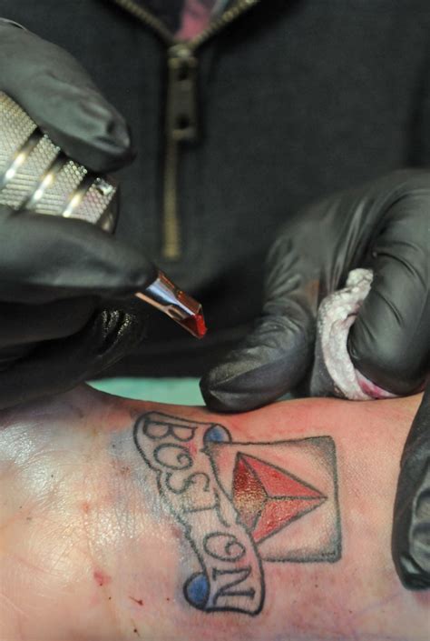 Tattoos Honor Victims Of Bombings Boston Herald