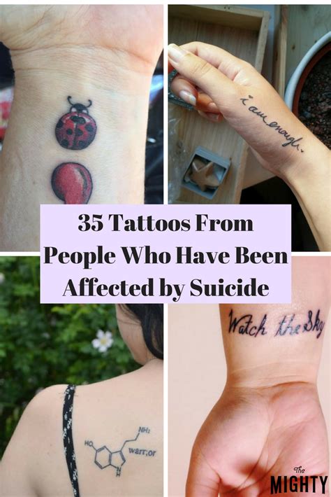 Tattoos Inspired By Suicide Loss And Suicidal Thoughts Tattoos Inspired By Suicide Loss And Suicidal Thoughts