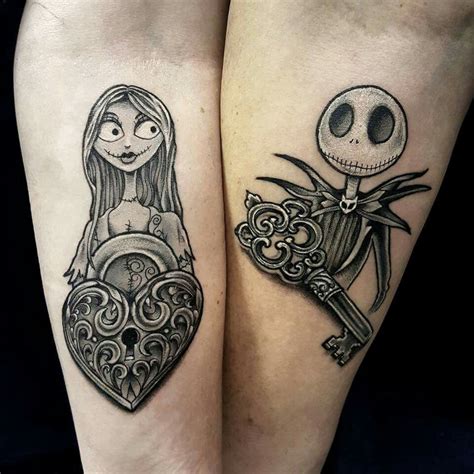 Jack and Sally Tattoo Designs