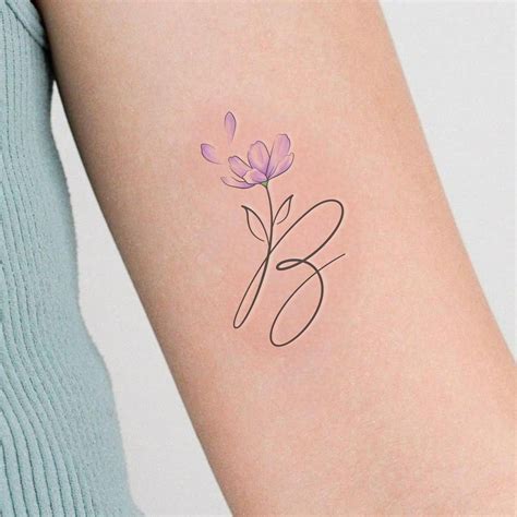 Tattoos Of Kids Initials Etsy