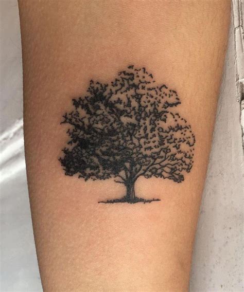 Oak Tree Tattoos Designs