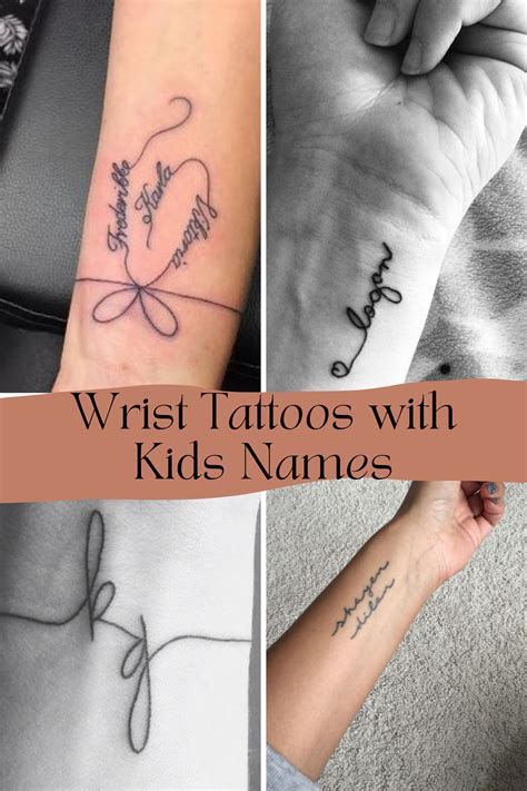 Tattoos with Childrens Initials