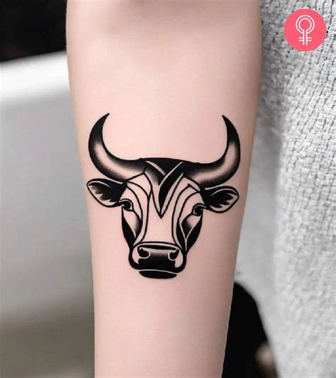 Taurus Tattoos for Females Designs