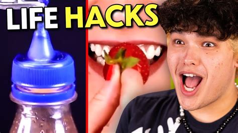 Teens Amp Gen Z Rate 7 Viral Life Hacks Try Not To Fail Youtube