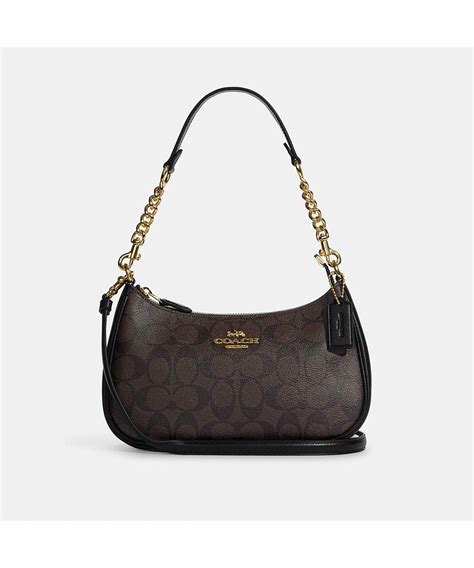 Teri Shoulder Bag In Signature Canvas Coach Ca548 Women Amp 39 S Fashion Bags Amp Wallets Cross Body