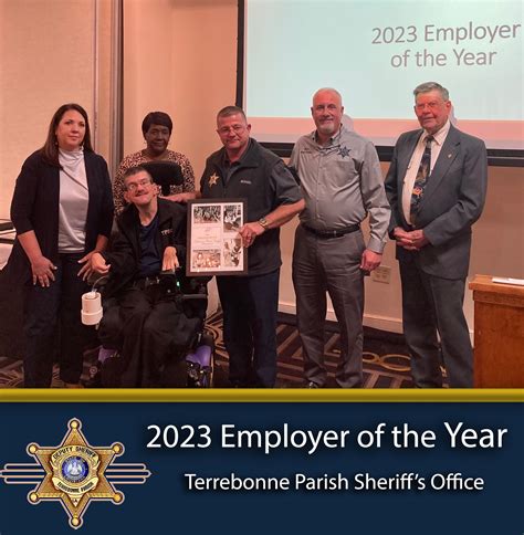 Terrebonne Parish Sheriff S Office Selected As 2023 Employer Of The Year By Arc Of Louisiana