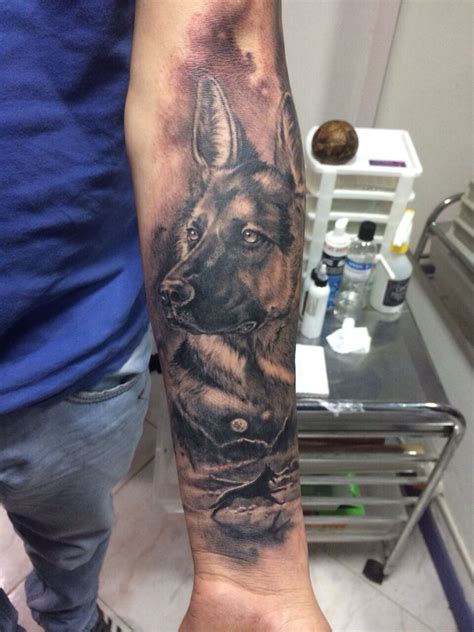 The 15 Coolest German Shepherd Tattoo Designs In The World Artofit