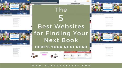 The 5 Best Websites For Finding Your Next Book Luke S Blog The 5 Best Websites For Finding Your Next Book Luke S Blog