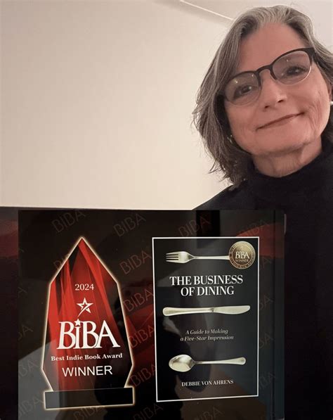 The Business Of Dining A Guide To Making A Five Star Impression Biba Award