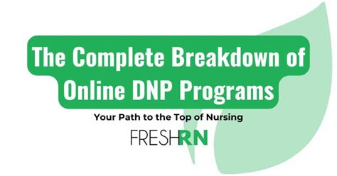 The Complete Breakdown Of Online Dnp Programs Your Path To The Top Of Nursing Freshrn The Complete Breakdown Of Online Dnp Programs Your Path To The Top Of Nursing Freshrn