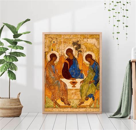 The Holy Trinity Canvas Art Print By Andrei Rublev Andrei Rublev The Trinity Giclee Print Framed The Holy Trinity Canvas Art Print By Andrei Rublev Andrei Rublev The Trinity Giclee Print Framed