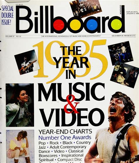 The Madonna Billboard Archives Flashback The Year In Music 1985 Billboard Magazine Clippings
