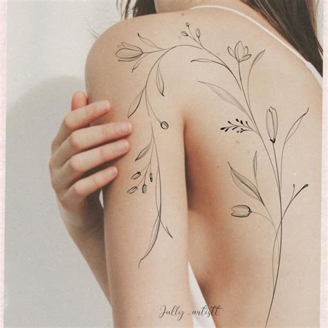 The Most Simple Delicate Floral Tattoo Ideas Floraltattoo Floraltattoos Inkart Inkedbyjenna Inked Flowertattoo Delicatetattoo Inkart Penart Tattooideas Tattooart Art Artoftheday Simpletattoos Minimaltattoo Minimalstyle Flowerart