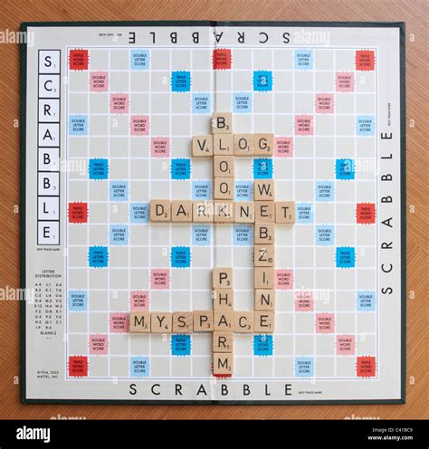 The New Edition Of The Collins Official Scrabble Words Adds Nearly 3 000 New Words Stock Photo The New Edition Of The Collins Official Scrabble Words Adds Nearly 3 000 New Words Stock Photo