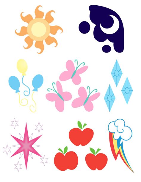 The Princesses Cutie Marks Tattoo Concepts By Me 3 R Mylittlepony