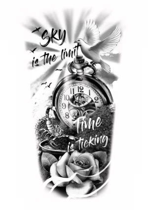 The Sky Is The Limit Time Is Ticking 22 Tattoo Designs For A Business In United States The Sky Is The Limit Time Is Ticking 22 Tattoo Designs For A Business In United States