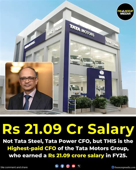 The Tata Group S Top Chief Financial Officers Cfos Earned Big Salaries In Fy25 With Pb Balaji