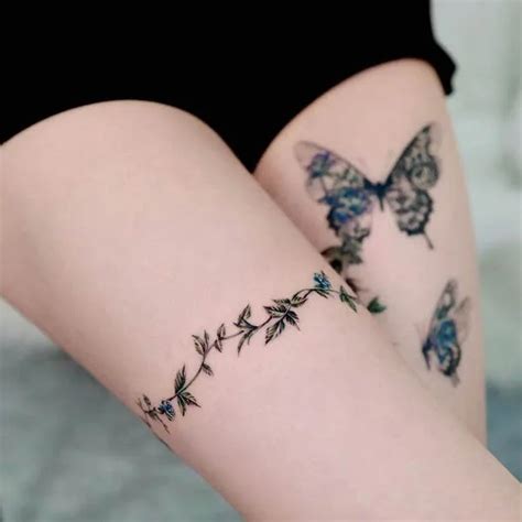 5 Thigh Band Tattoo Ideas